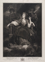 KG 15577
<br/>
Sarah Siddons als de tragische Muze Melpomene
<br/>
<em>Haward, Francis (1759-1797)</em>